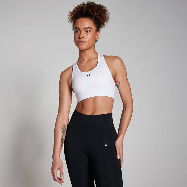 MP Women's Training Racerback Sports Bra - White - S
