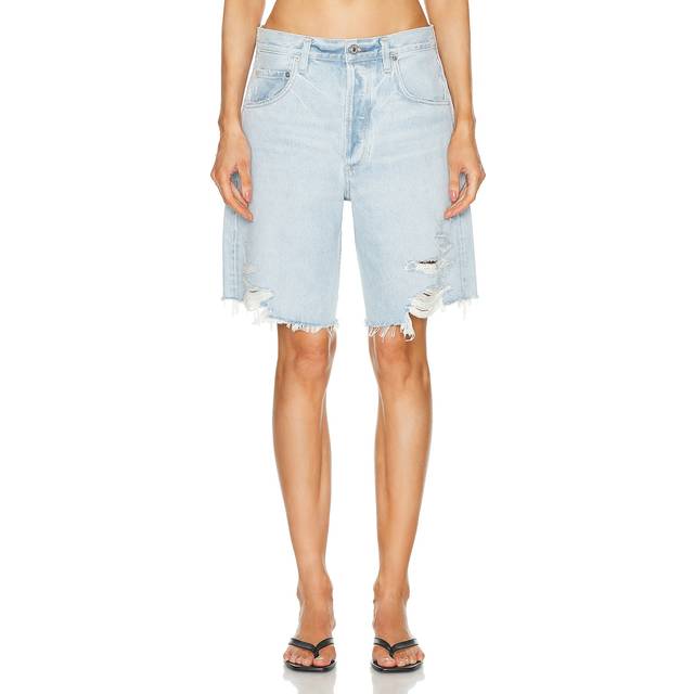 Citizens of Humanity Ayla Short in Starlit - Denim-Light. Size 24 (also in 23, 25, 26, 28). (24)