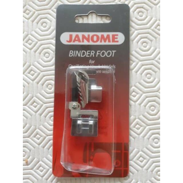 Janome genuine packed sewing machine bias binder foot - cat a part no.200140009