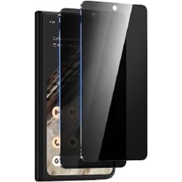 2-PACK Google Pixel Fold Privacy Härdat glas 0.26mm 2.5D 9H