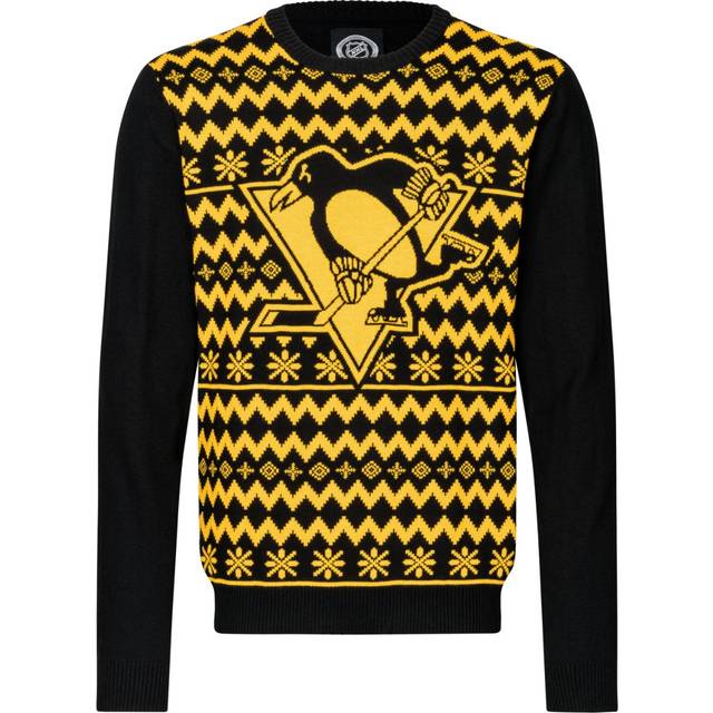 NFL Winter Ugly Sweater Strick Pullover Pittsburgh Penguins