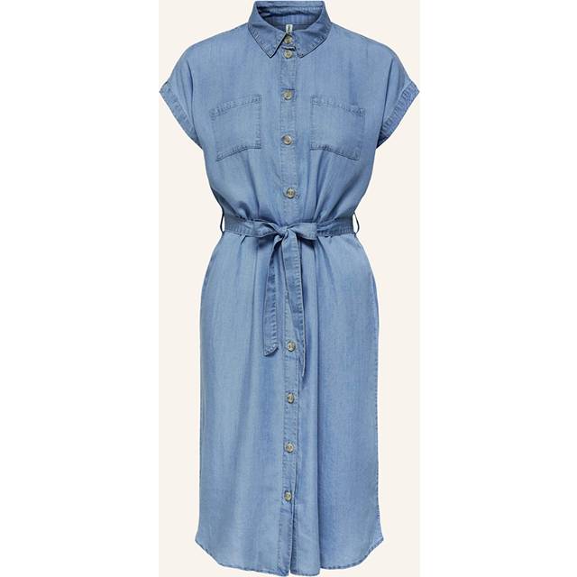 Women's shirt dress Only Pema Hannover - Bleu