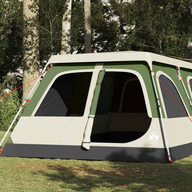 vidaXL Family Tent Dome 8-Person Green Quick Release