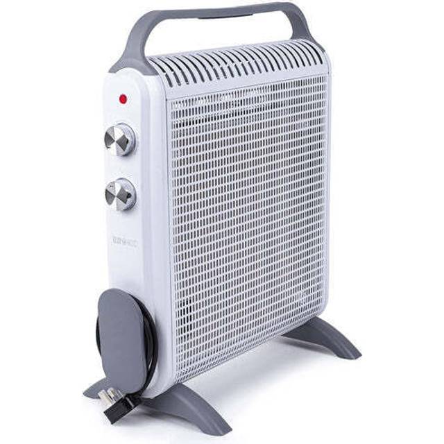 Duronic Slimline Heater HV180 with Mica Panels | 1.8kW / 1800W | Electric | Radiant and Convection | Micathermic | White Convector Heater wi