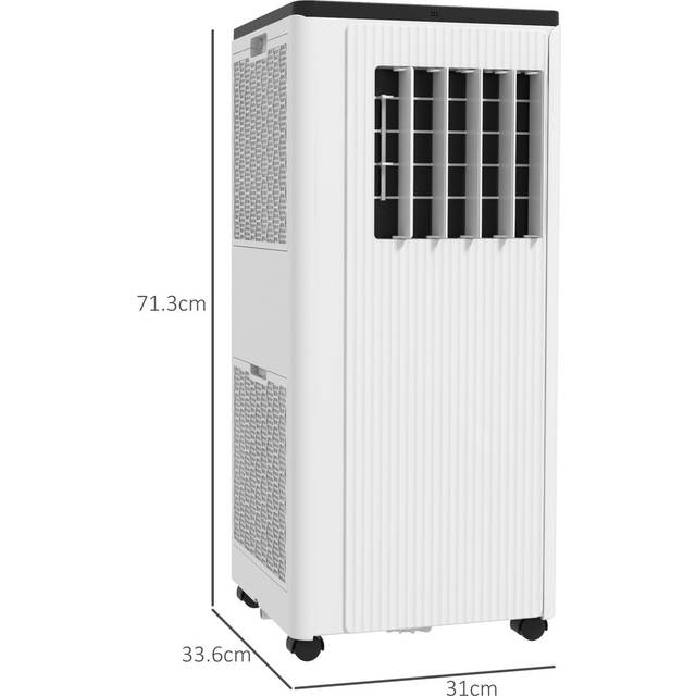 7,000 BTU Portable Air Conditioner with Remote - White (71.3cm H X 33.6cm W X 31cm D)