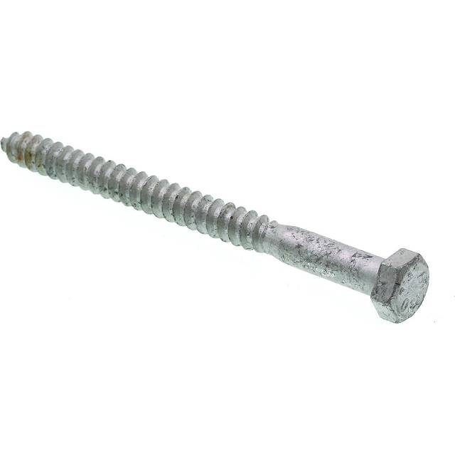 Prime-Line 9055857 Hex Lag Screws  5/16 In. X 4 In.  A307 Grade A Hot Dip Galvanized (15 Pack)