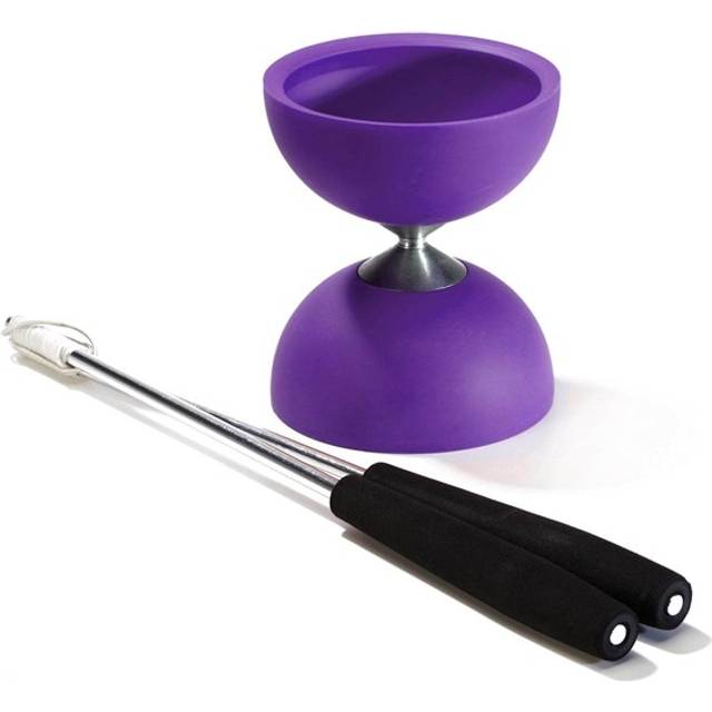 Diabolo set + aluminium baton Eureka! - Violet