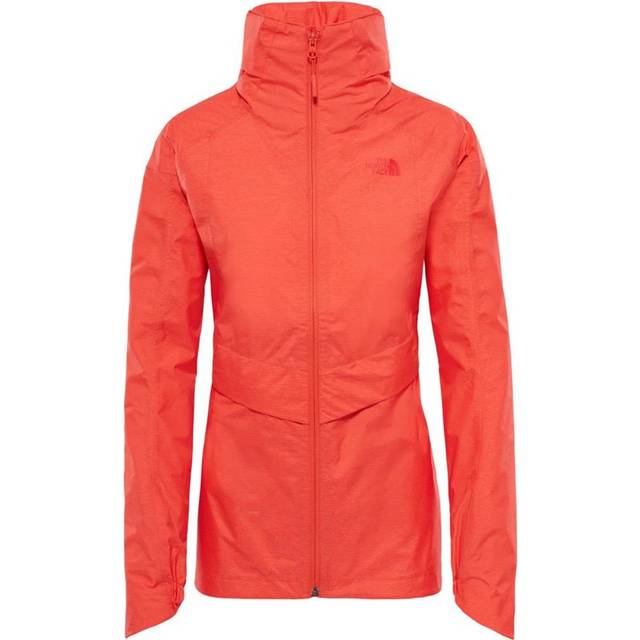 The North Face Face Inlux Dryvent Jacket Women - Fire Brick Red Heather (XS)