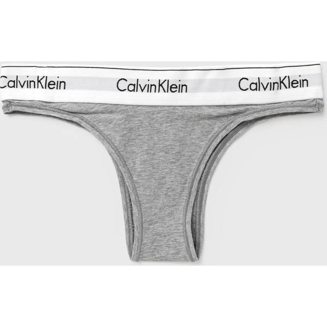 Modern Cotton Mix Knickers - Grey - L