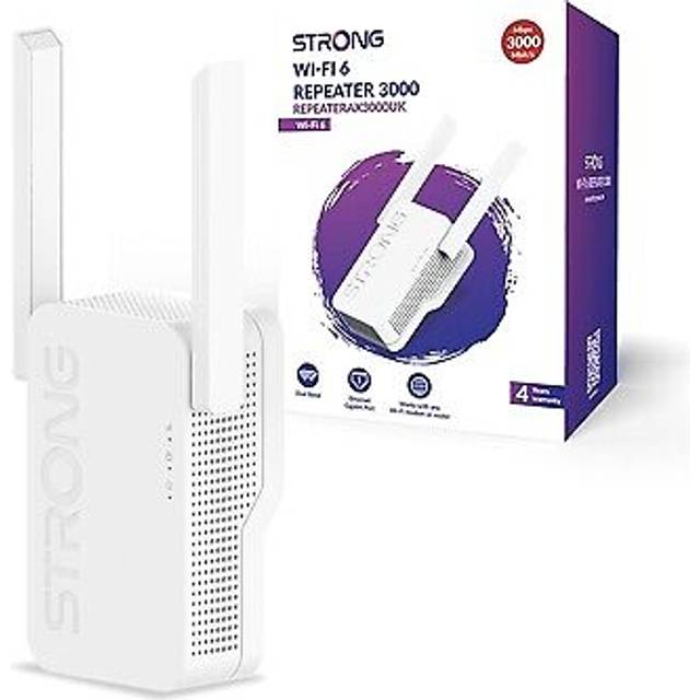 Strong ax3000 dual band wi-fi 6 range extender broadband repeater ethernet port