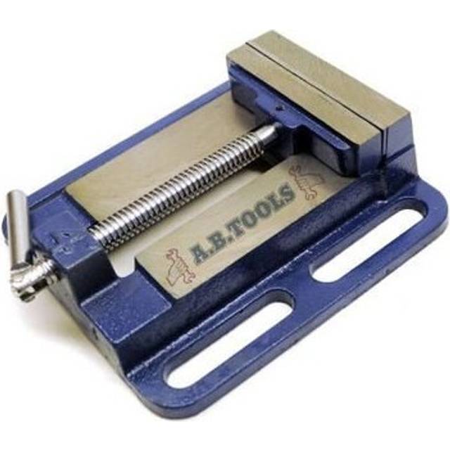 Toolzone Vc019 4-inch 100mm Machine Vice For Pillar Drill/hand Clamp - Black -  vice drill 4 100mm pillar clamp machine vise hand press vc019 toolzone