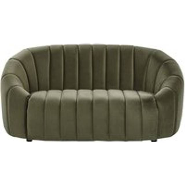 2 Seater Velvet Sofa Dark Green MALUNG