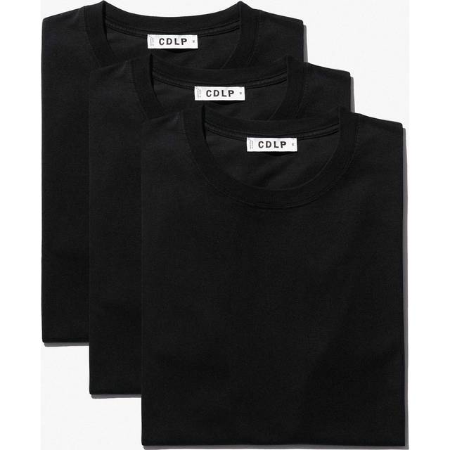 T-shirt crewneck 3-pack svart