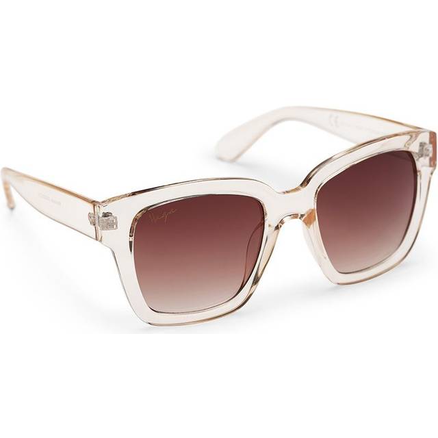 Haga Eyewear Marbella Transparent Peach - Brown Gradient Lens