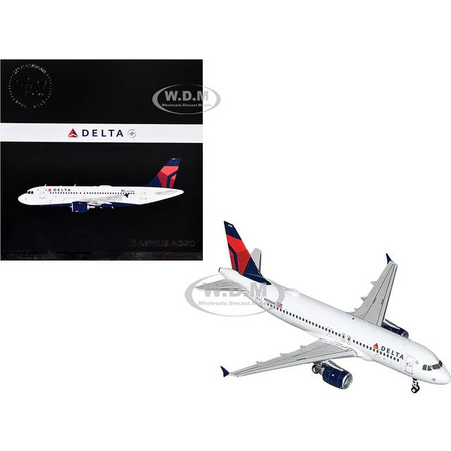 Airbus A320 Commercial Aircraft &#34;Delta Air Lines&#34; (N376NW) White with Red and Blue Tail &#34;Gemini 200&#34; Series 1/200 Diecast Model Airplane by GeminiJet