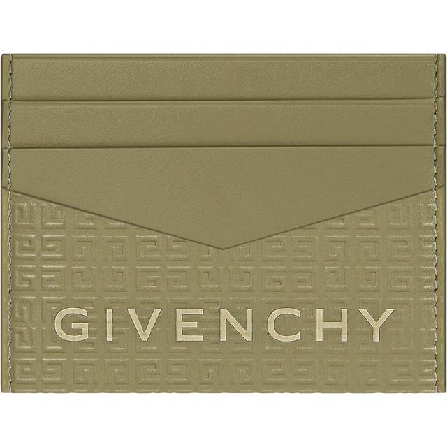 Givenchy Khaki 4G Micro Leather Card Holder - 305-KHAKI - UNI