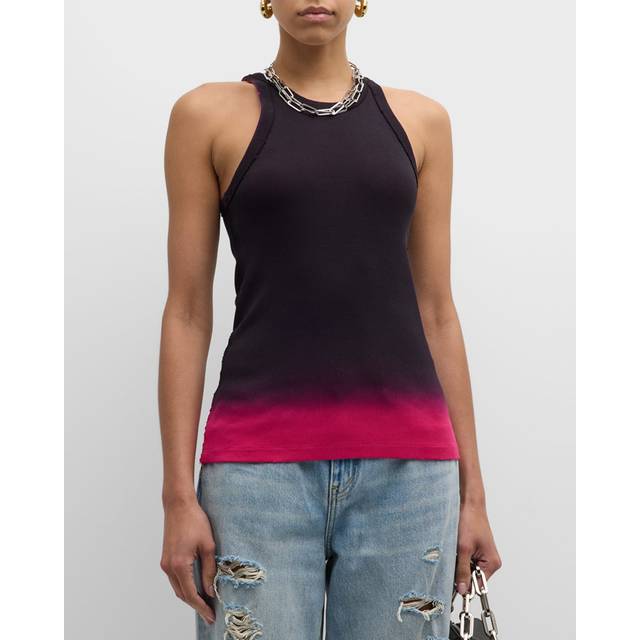 MARC JACOBS Marc Jacobs Ombr Spray Rib Tank