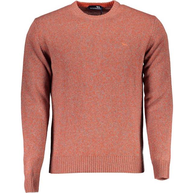 Red Wool Men Sweater - XL
