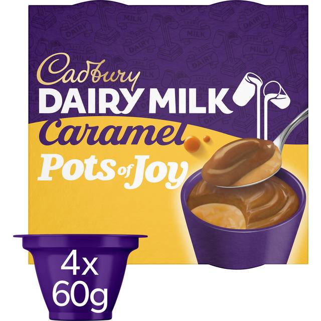 Cadbury Dairy Milk Caramel Chocolate Dessert Pots