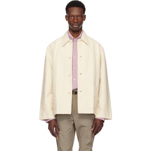 Our Legacy, Jacka, Herr, L, Bomull, Haven Overshirt - beige (L)