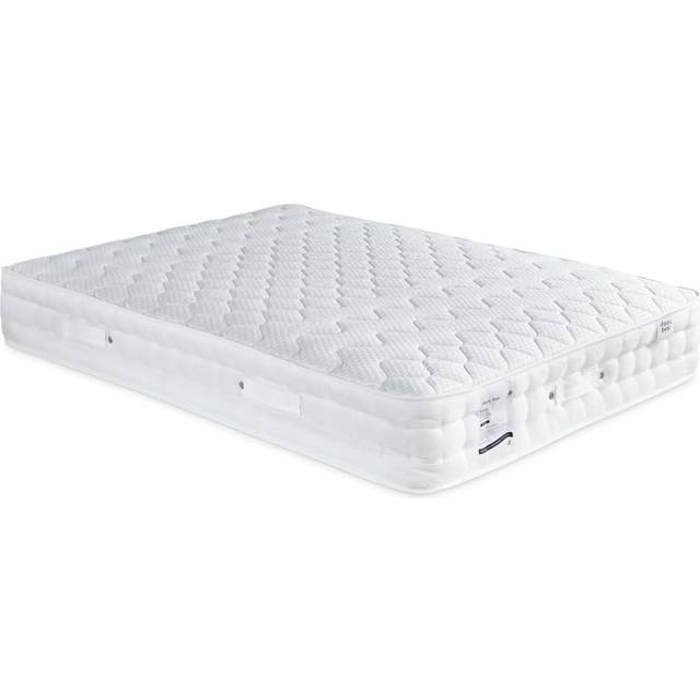 Mersey - Double - 1000 Pocket Spring Memory Foam and Reflex Foam Mattress - Fabric - 4ft6 - White