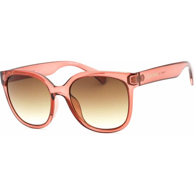 Calvin Klein Square Womens Transparent Brown Gradient CK22553S - One Size