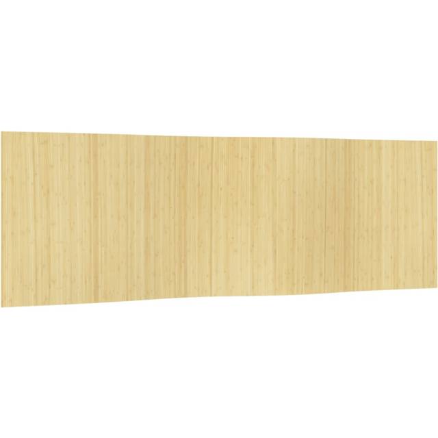 vidaXL Room Divider Light Natural 165x600 cm Bamboo - Beige