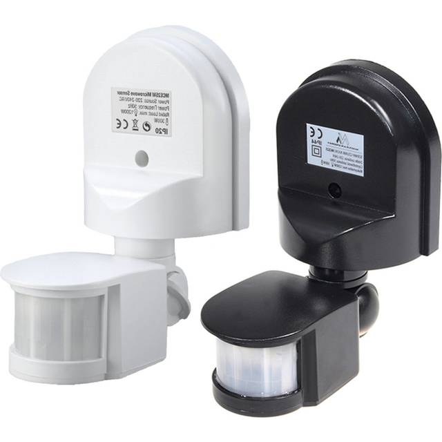 Maclean Energy MCE25 Security Light PIR Motion Detector Auto Switch Security Sensor Long Range Wall Mounted