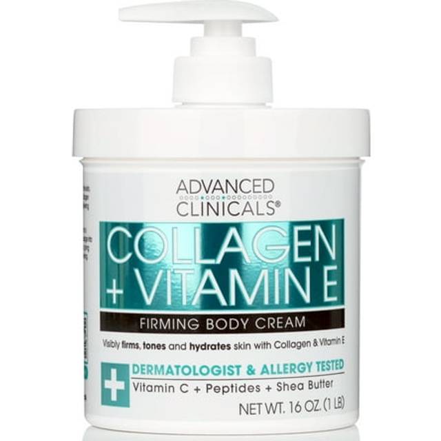 Advanced Clinicals, Collagen + Vitamin E, Firming Body Cream, 16oz
