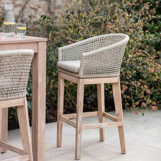 Lynton Bar Stool - Set of 2 - Grey
