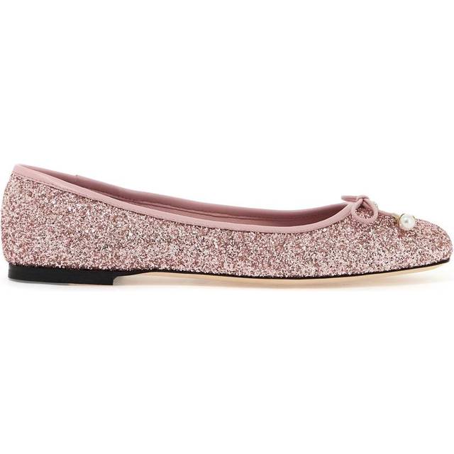 Jimmy Choo Elme Glitter Flat