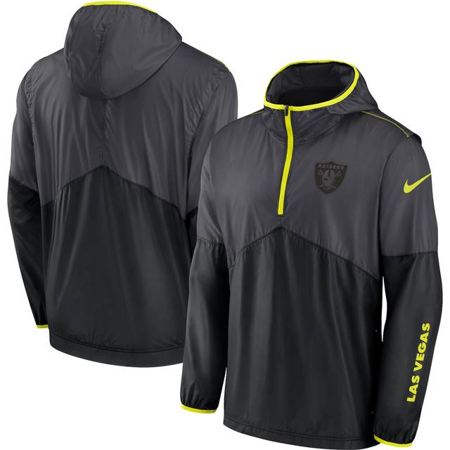 Las Vegas Raiders Nike VOLT Woven Half Zip Jacket - Mens