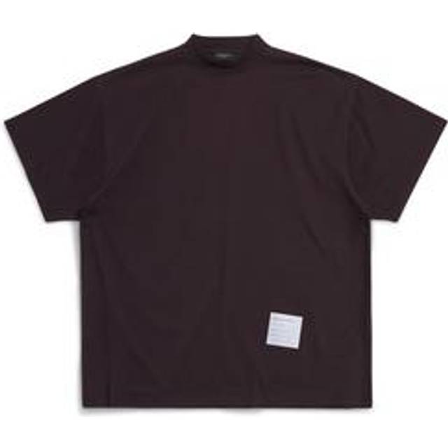 Balenciaga Sample Sticker T-Shirt Oversized - Black - Men's - - Cotton