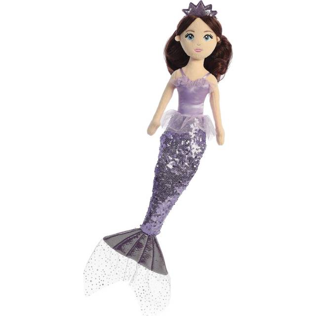 Aurora? Enchanting Sea Sparkles? Tutu Sparkles? Iris Stuffed Animal - Imaginative Play - Magical Companions - Purple 18 Inches