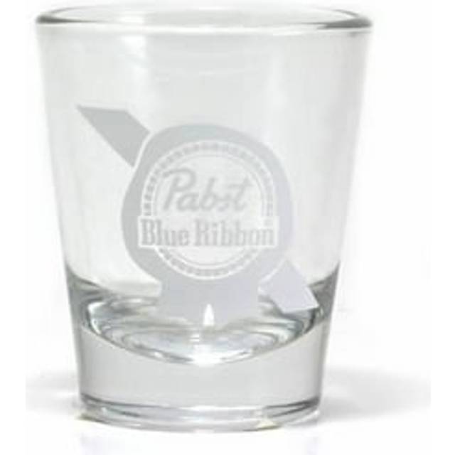 Pabst Blue Ribbon 874812 White Logo Shot Glass