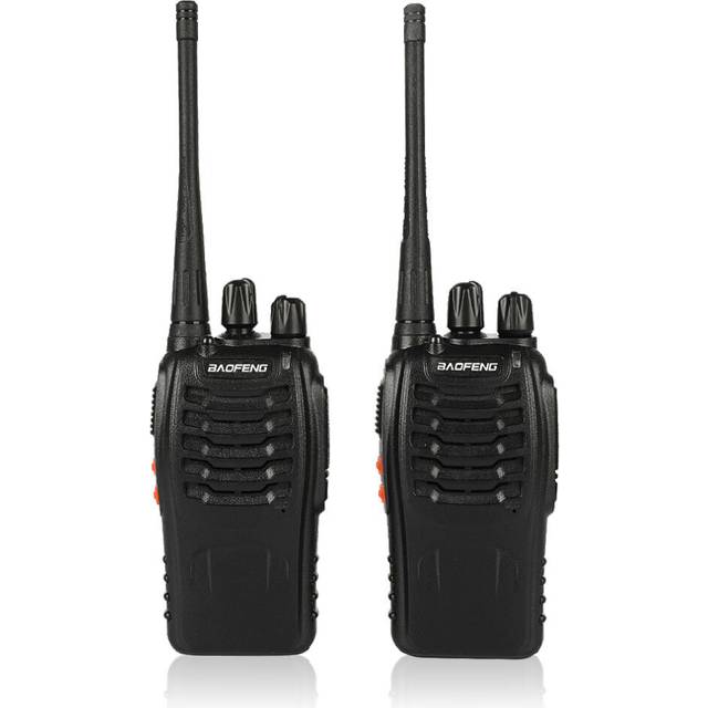 2Pcs/set Baofeng BF-888S Walkie Talkie Portable Radio Station BF888s 5W 16CH UHF 400-470MHz BF 888S walkie-talkie two-wa