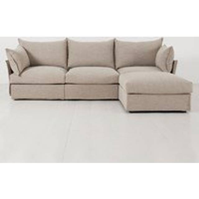Swyft Sofa in a Box Model 06 Modular Linen 3 Seater Sofa with Chaise