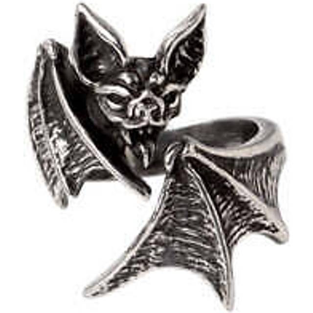 Alchemy Gothic Nighthawk wrap ring Ring silver coloured - XXS-XS