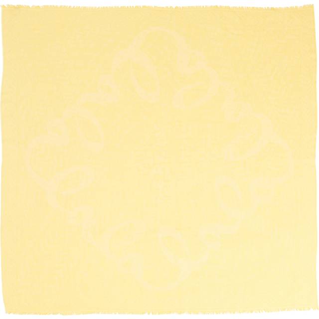 LALA Berlin - Scarf Arian - Scarf - Soft Saffron - 128 cm x 132 cm
