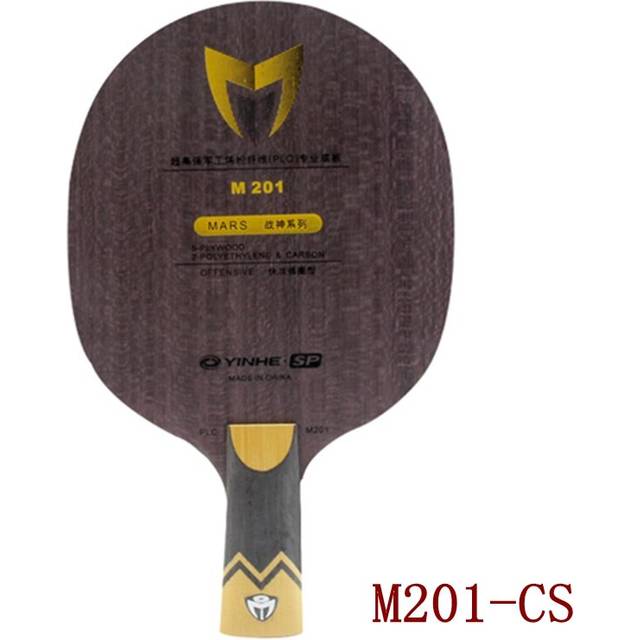 Yinhe plc fiber bordtennisblad m102 m202 m101 m201 mars plc fiber bordtennisracket cttaa . 5- ply tr&#xE4; med 2 ply plc - M201 fl handtag