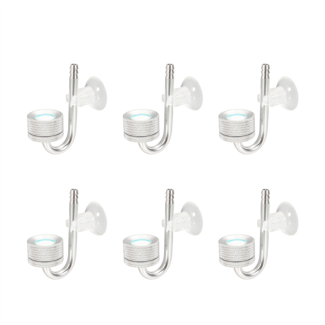 6X Set CO2 Diffuser Atomizer Regulator Reactor for Fish Tank Aquarium Plant Moss