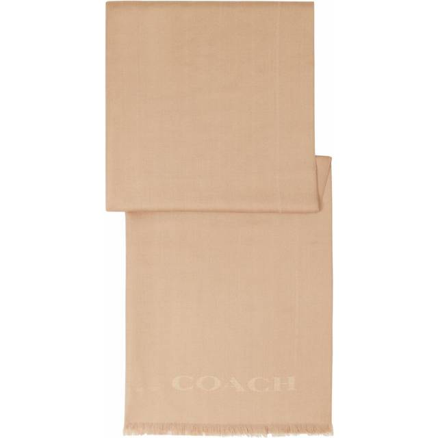 Coach Womens Jumbo Horse and Carriage Wrap - Grey/Brown - One Size
