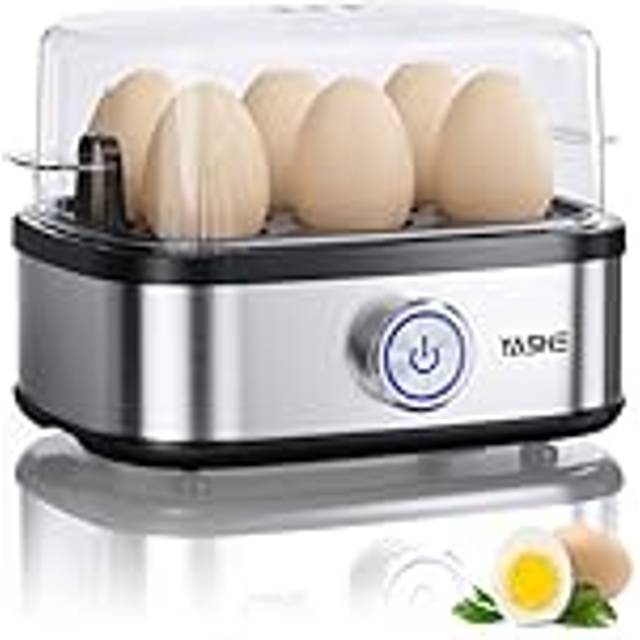 YASHE Rapid Egg Boiler, 400W Compact Egg Cooker ,6-Eggs Easy to Peel