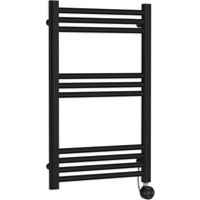 nuie Electric Round T/Rail 10 Bar 800x500 - Matt Black, Black