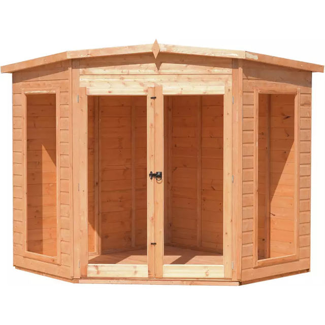 Barclay 7 x 7 Corner Summerhouse - Shire