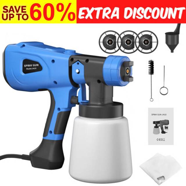 Electric Paint Spray Gun 500W 800ml