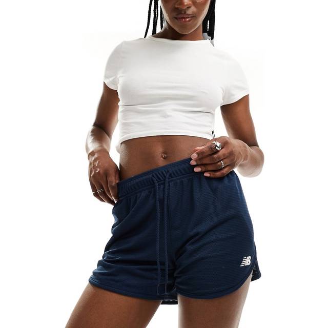 New Balance Women's Athletics Mesh Short in Blue, size X-Small - XS