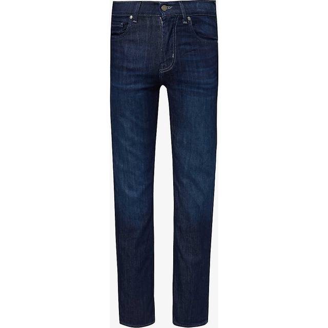 7 for All Mankind Mens Perennial Slimmy Straight-leg Slim-fit Stretch-denim Jeans 30