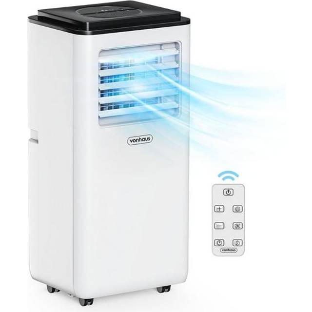 VonHaus 9000BTU White Air Conditioner - 72 x 33 x 28cm