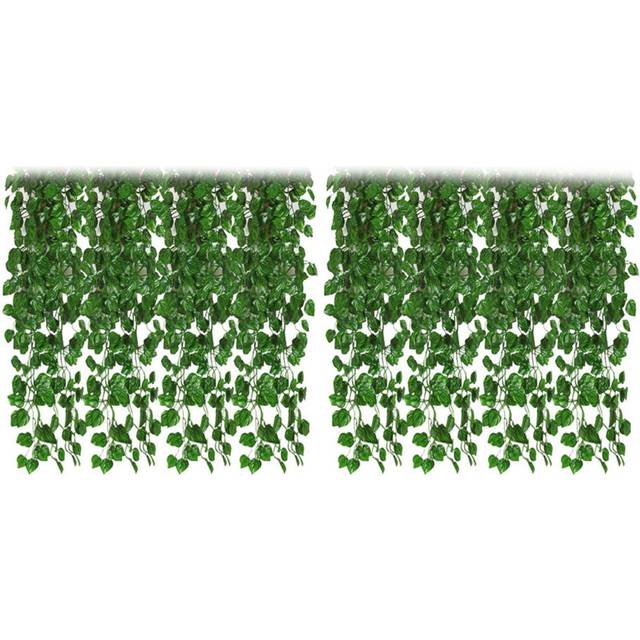 24Pcs Artificial Ivy Garland Leaf Vines Plants Greenery Hanging Plants for Wedding Backdrop Arch Wall Jungle Party